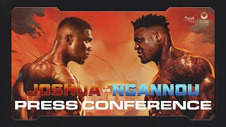 ANTHONY JOSHUA VS FRANCIS NGANNOU LAUNCH PRESS CONFERENCE LIVESTREAM [upl. by Levesque10]