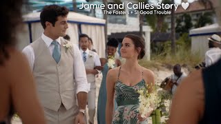 Jamie and Callies Story  The Fosters  S1 Good Trouble [upl. by Antipus442]