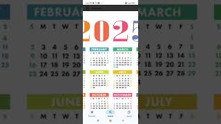 CALENDAR OF 2025 [upl. by Aihsirt]