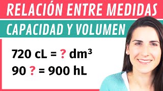 Relación entre Medidas de VOLUMEN y CAPACIDAD 🧊 [upl. by Sherwynd]