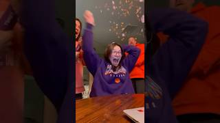 Clemson University Acceptance Reactions shorts [upl. by Eva116]