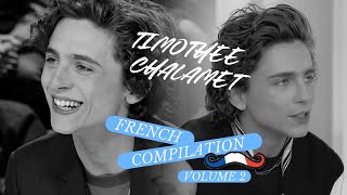 30 minutes of Timothée Chalamet Speaking French Vol 2 [upl. by Cadmann]