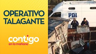 PARA DESBARATAR BANDA Realizan operativo policial en toma de Talagante  Contigo en la Mañana [upl. by Sharai]