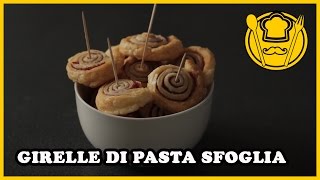 FINGER FOOD VELOCEGirelle di pasta sfoglia [upl. by Dragoon]