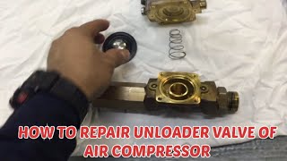 DiY unloader valve diaphragm for compressor [upl. by Reppart]