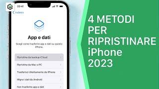 Come Resettare iPhone  Ripristinare liPhone alle impostazioni di fabbrica [upl. by Jude]