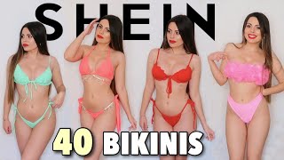 ¡SHEIN HAUL ENORME Me PRUEBO 40 BIKINIS VERANO 2021  Bstyle [upl. by Neelrahs]