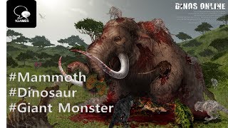 Mammoth In DinosaursEpic Dinosaur game Dinos online [upl. by Esma16]