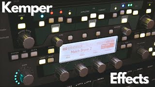 How I set up my Kemper Effects [upl. by Aerdnaxela205]