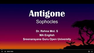 Antigone Sophocles  Drama [upl. by Norrehs]