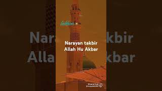 Narayan takbeer allahu Akbar love islamicsongislamicprayer [upl. by Hansiain]