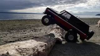 Bronco Beach Bash  Traxxas TRX4 [upl. by Euqirat273]