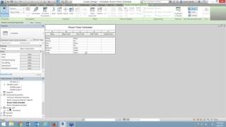 From AutoCAD to Revit Placing Schedules on a Sheet [upl. by Dlanger]