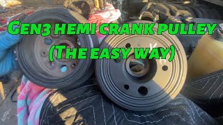 Pulling off a Hemi crank pulley with what [upl. by Joscelin589]