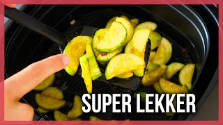 Courgette uit de Airfryer Super Simpel Recept [upl. by Ahteres]