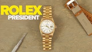 The Rolex DayDate President HandsOn With The Watches US Presidents Made Famous [upl. by Anairad]