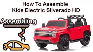 How to assemble kids Jeep [upl. by Ynohtnaed]