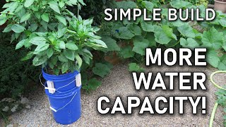 How to Build BETTER Self Watering 5 Gallon Buckets DIY Wicking Planters [upl. by Brana412]