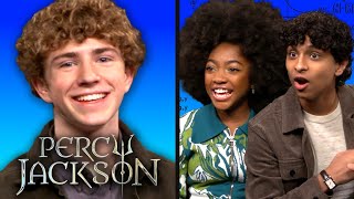 Percy Jackson Cast vs The Most Impossible Percy Jackson Quiz [upl. by Tyrone]