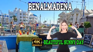 Benalmadena Spain beautiful sunny day  Costa Del Sol andalusia 4k  February 2024 [upl. by Avis]