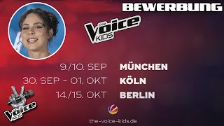 Bewerbe Dich jetzt bei The Voice Kids 🤩🎤👇 [upl. by Ruhtracm]