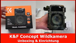 KampF Concept 4K 48MP Wildkamera mit 64GB SD Karte  Unboxing amp Review [upl. by Ecitsuj]