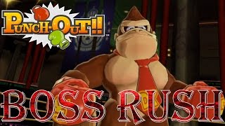 PunchOut Wii  Title Defense Rush All Opponents No Damage [upl. by Etiam796]