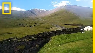 Bizarre ‘LavaLike’ Landslide Tears Through Hillside  National Geographic [upl. by Asin]