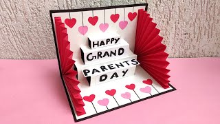 DIY  Grandparents day card making idea  Easy amp beautiful card for grandparents day  Handmade Card [upl. by Anib]