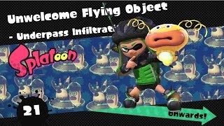 Splatoon  Octo Valley Mission 21  Unwelcome Flying Object [upl. by Rakabuba]