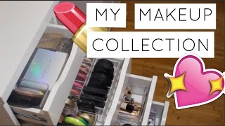 MAKEUP COLLECTION OF A 14YEAR OLD 2017  UPDATED [upl. by Bennir]