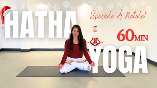 🎄Rinasci con l’Hatha Yoga ❄️ Lezione Completa di 1 ora  HathaVinyasa Principiante e Intermedio [upl. by Llennoc]