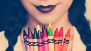 DIY Lipstick out of CRAYONS SofiaStyled [upl. by Nwahsek41]