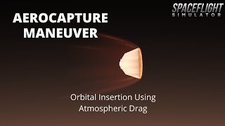 Aerocapture Maneuver in SFS 154 [upl. by Amii]