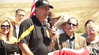 HD Sheriff Richard Mack CSPOA at Cliven Bundy Press Conference 41414 [upl. by Jezabella]