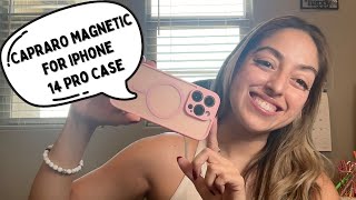 CAPRARO Magnetic for iPhone 14 Pro Case Compatible with MagSafe Full Camera Protection Review [upl. by Solokin]