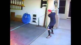 Baseball Swing Line batting training aid [upl. by Anoed]