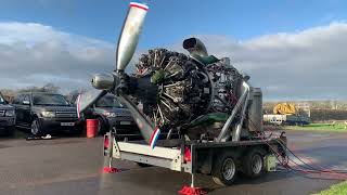 Curtiss Wright R3350 Turbo Compound Radial Engine Propeller CSU Testing [upl. by Nirik]