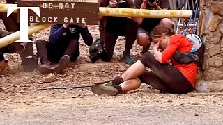 Moment Jasmin Paris reached the Barkley Marathons finish line [upl. by Aliuqat]