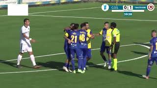 Highlights Calcio Serie D Girone quotGquot  Costa Orientale Sarda 3  2 Trastevere Calcio [upl. by Gorrono]