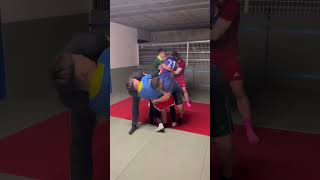 Rugby league tackle technique amp wrestle session on the mats [upl. by Seiden]