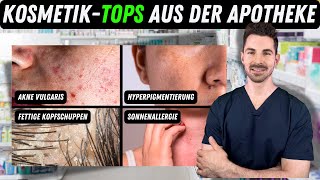 Meine KosmetikTOPS aus der Apotheke als angehender Hautarzt studienbasiert [upl. by Bobbi]