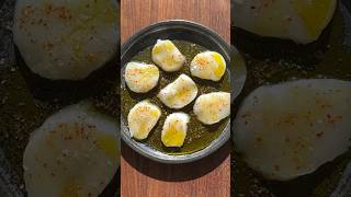 SCALLOP CRUDO w ESPELETTE PEPPER — cooking food recipe [upl. by Dorry]