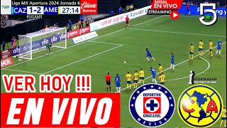 América vs Cruz Azul En Vivo Donde Ver A Que Hora Juega AMERICA VS CRUZ AZUL Partido Clásico Joven [upl. by Nawj]