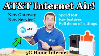 ✅ Just Released ATampT Internet Air 5G Home Internet Service  Speed Test Setup ALL Settings Shown [upl. by Beatty956]