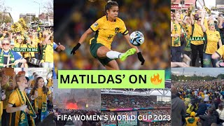 Team Matildas 🇦🇺 on🔥🔥 vs France  Women’s World Cup Quarterfinals Highlights [upl. by Ardnohsed679]