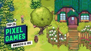 Top 25 Pixel Art RPG Games for Android amp iOS  Best So Far [upl. by Ahseia]