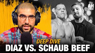 Nate Diaz vs Brendan Schaub beef explained  The Ariel Helwani Show [upl. by Eleanore]