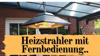 Terrassenheizstrahler mit Fernbedienung [upl. by Matthia]