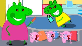 Zombie Apocalypse Daddy vs Peppa Pig Turn Into Zombie At House 🧟‍♀️🧟‍♀️ Peppa Pig Funny Animation [upl. by Stoller]